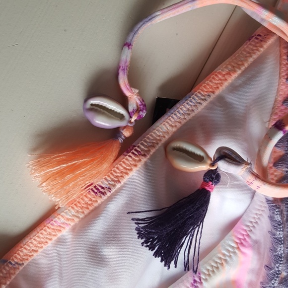 NWT VICTORIAS SECRET BEACH SEXY FOIL STRING BIKINI - Picture 7 of 7